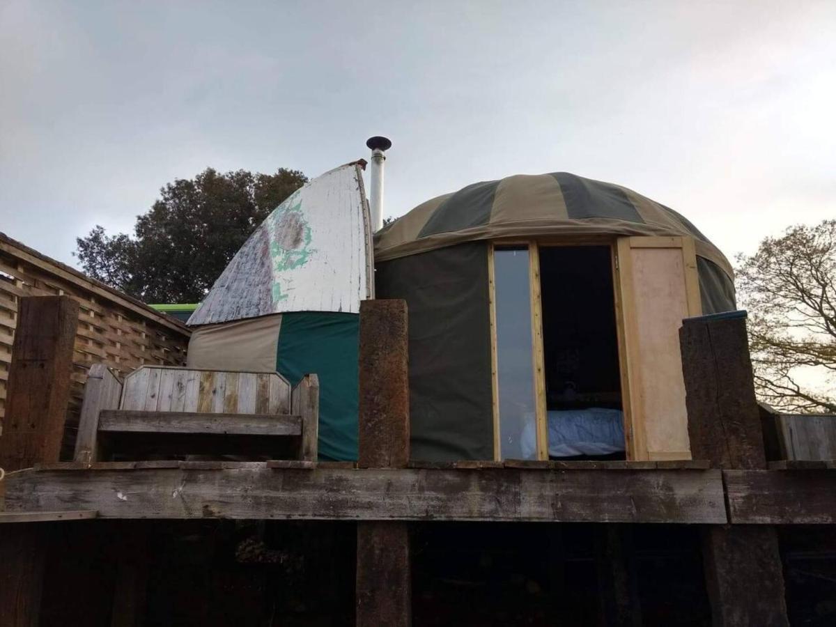 Bembridge Harbour Yurt - Log Burner - Wifiヴィラ エクステリア 写真